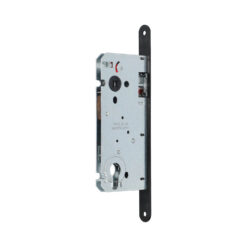 Litto A2653 | Cerradura para bombín | Frente negro mate