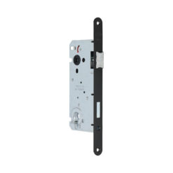 Litto A2653 | Cerradura para bombín | Frente negro mate