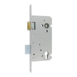 Litto A2658 | Cerradura para bombín | Puertas de madera | Distancia entre ejes 110 mm