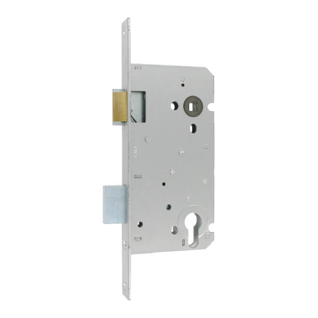 Litto A2658 | Cerradura para bombín | Puertas de madera | Distancia entre ejes 110 mm