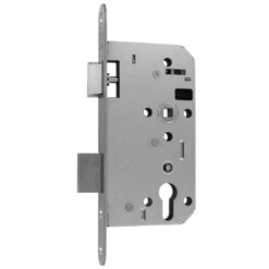Litto A26E1 | Cerradura para bombín | Frente inox | Distancia entre ejes 72 mm