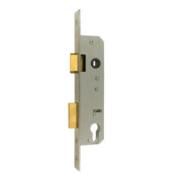 Litto M2652 | Cerradura para bombín para puertas de hierro | Distancia entre ejes 110 mm