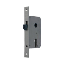 Litto A7659 | Cerradura de gancho con manilla para bombín | Entrada 45 mm