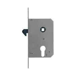 Litto A7659 | Cerradura de gancho con manilla para bombín | Entrada 45 mm