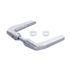 Locinox 3006M par de manillas de aluminio | Cuadradillo de 8 mm