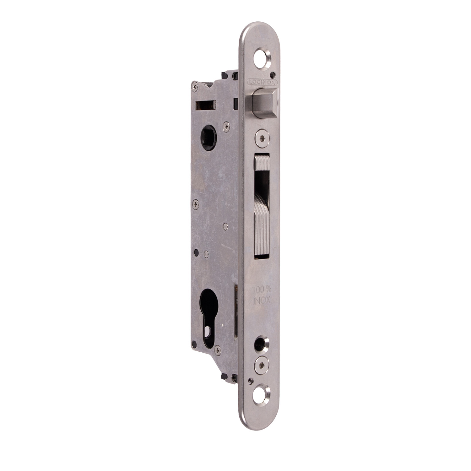 Locinox Fiftylock | Cerradura de embutir para cancelas | Entrada 30 mm | Inox
