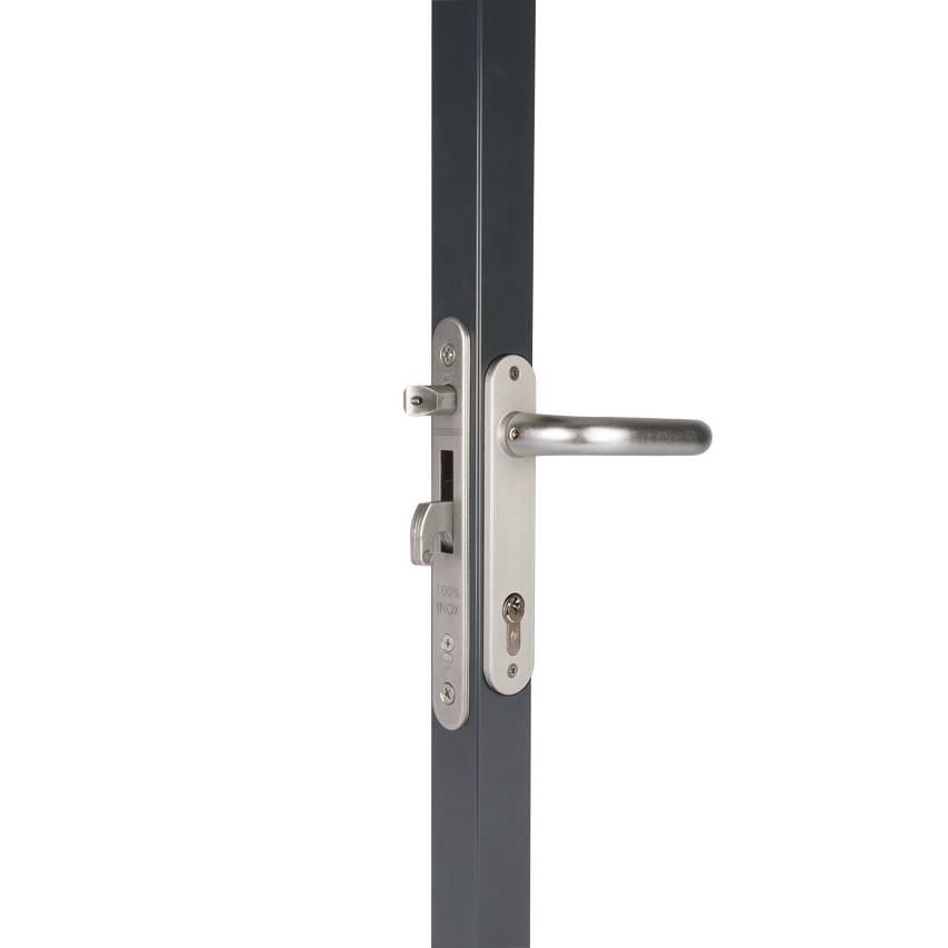 Locinox Fortylock | Cerradura de embutir para cancelas | Entrada 20 mm | Inox