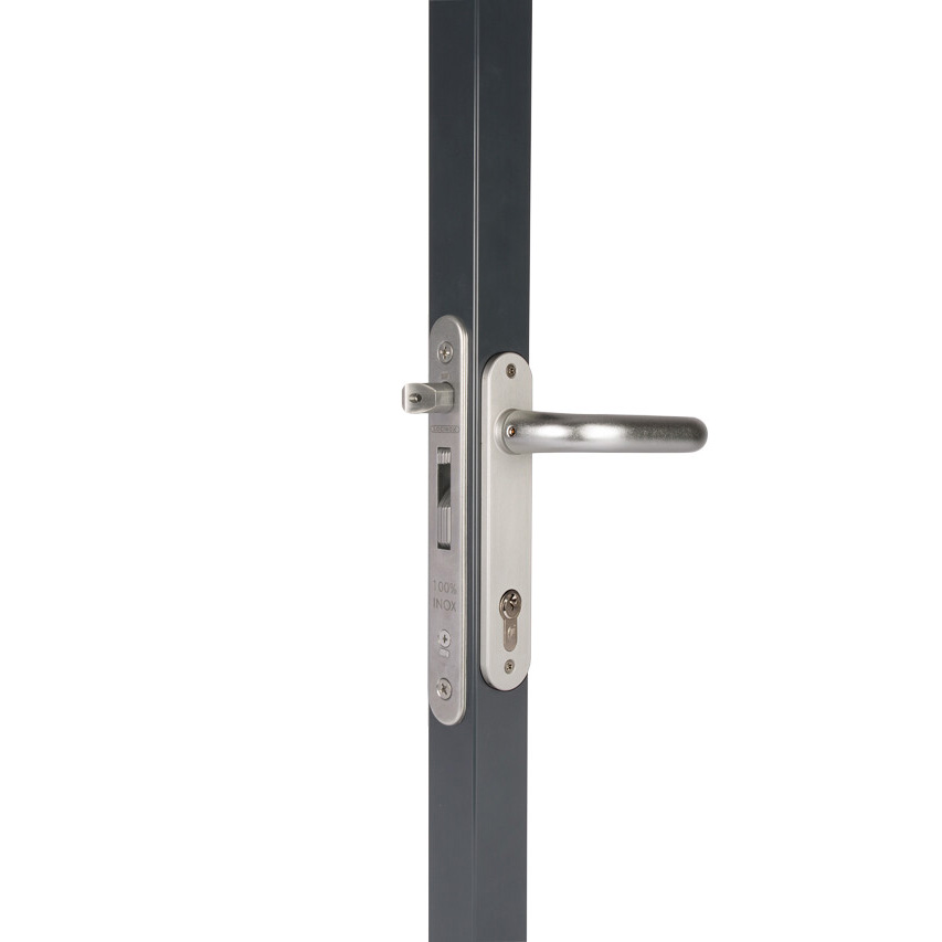 Locinox Fortylock | Cerradura de embutir para cancelas | Entrada 20 mm | Inox