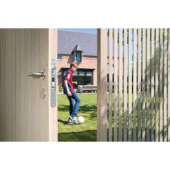 Locinox H-WOOD | Cerradura de embutir para cancelas de madera | Entrada 60 mm | Inox