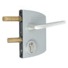 Locinox LCKX | Cerradura de sobreponer para cancelas | Versión antigua con ejes de 70 mm