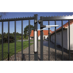 Locinox Verticlose-2 | Cierrapuertas hidráulico para cancelas | 90° y 180° | Plata o negro