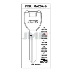 Llave en bruto JMA MAZ-8D – vista agrupada