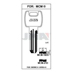 Llave en bruto JMA MCM-16E8 – vista agrupada