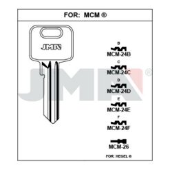Llave en bruto JMA MCM-24C – vista agrupada