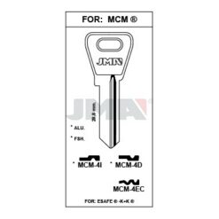 Llave en bruto JMA MCM-4D – vista agrupada