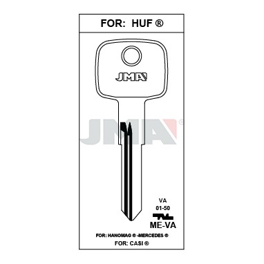Llave en bruto JMA ME-VA – vista agrupada