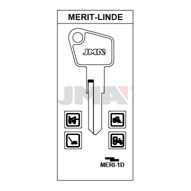 Llave en bruto JMA MERI-1D – vista agrupada