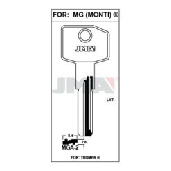 Llave en bruto JMA MGA-2 – vista agrupada