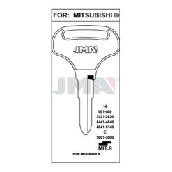 Llave en bruto JMA MIT-9 – vista agrupada