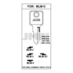 Llave en bruto JMA MLM-5 – vista agrupada