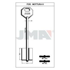 Llave en bruto JMA MT-10G – vista agrupada