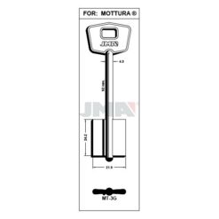 Llave en bruto JMA MT-3G – vista agrupada