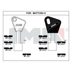 Llave en bruto JMA MT-AG – vista agrupada