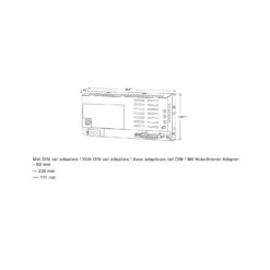 Maasland PS12100D | Fuente de alimentación para carril DIN | 12V DC | 10A