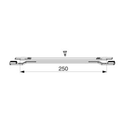 Maco 104785 | Extensión para cerradura multipunto A-TS | Anchura 16 mm