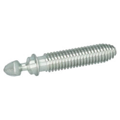 Maco 364198 | Bulón de cierre para corredera de madera | 73 x Ø12,5 mm plateado