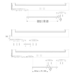Maco HS16 4x4 punched | Varilla de unión para puertas correderas - 2