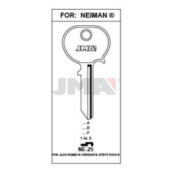Llave en bruto JMA NE-25 – vista agrupada