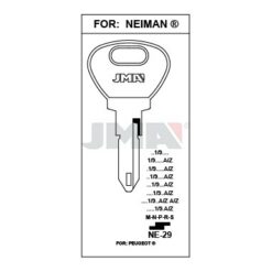 Llave en bruto JMA NE-29 – vista agrupada