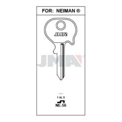 Llave en bruto JMA NE-56 – vista agrupada