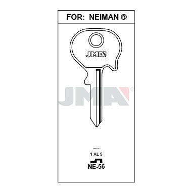 Llave en bruto JMA NE-56 – vista agrupada