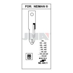 Llave en bruto JMA NE-60C1 – vista agrupada