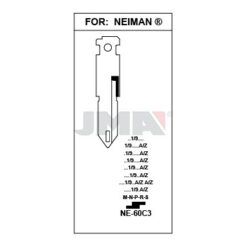 Llave en bruto JMA NE-60C3 – vista agrupada