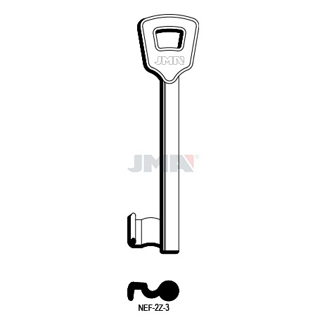 Llave en bruto JMA NEF-2Z3