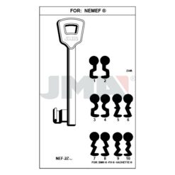Llave en bruto JMA NEF-2Z8 – vista agrupada