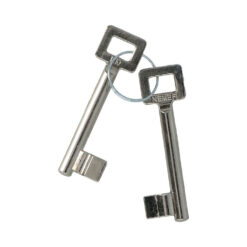 Nemef 1266/4 | Cerradura de gorja para puertas de interior | Distancia entre ejes 55 mm