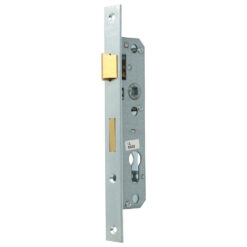 Nemef 8691 | Cerradura para puertas estrechas de acero | Distancia entre ejes 72 mm