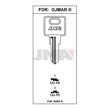 Llave en bruto JMA OJ-15 – vista agrupada