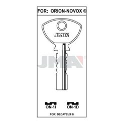 Llave en bruto JMA ON-1D – vista agrupada
