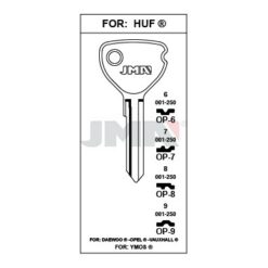 Llave en bruto JMA OP-6 – vista agrupada