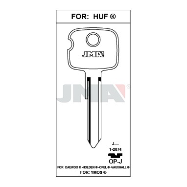 Llave en bruto JMA OP-J – vista agrupada