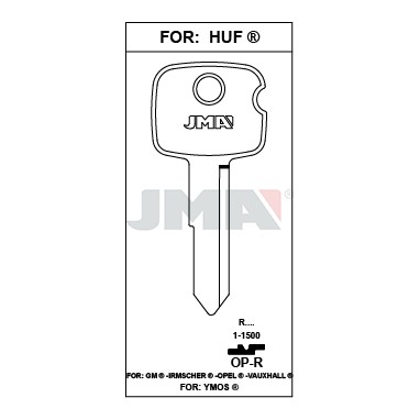 Llave en bruto JMA OP-R – vista agrupada