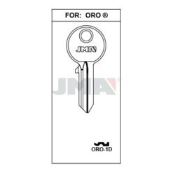 Llave en bruto JMA ORO-1D – vista agrupada