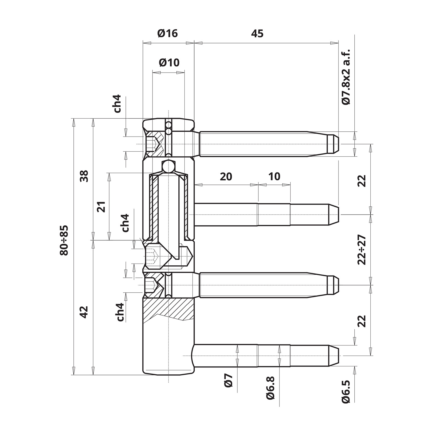 Otlav Exacta CI495160IM02 | Bisagra 2D | Para puertas de madera pesadas - Imagen 2