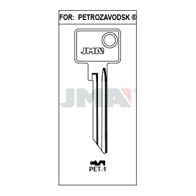 Llave en bruto JMA PET-1 – vista agrupada
