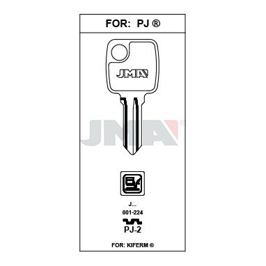 Llave en bruto JMA PJ-2 – vista agrupada
